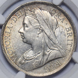 1897 Halfcrown (NGC AU 58) - Victoria British Silver Coin - Very Nice
