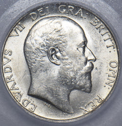 1910 Shilling (CGS AU 75) - Edward VII British Silver Coin - Very Nice