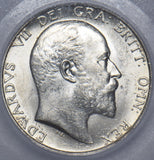 1910 Shilling (CGS AU 75) - Edward VII British Silver Coin - Very Nice
