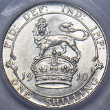 1910 Shilling (CGS AU 75) - Edward VII British Silver Coin - Very Nice