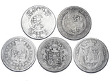 1816 - 1836 Halfcrowns Lot (5 Coins) - British Silver Coins