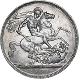 1900 LXIV Crown - Victoria British Silver Coin - Very Nice