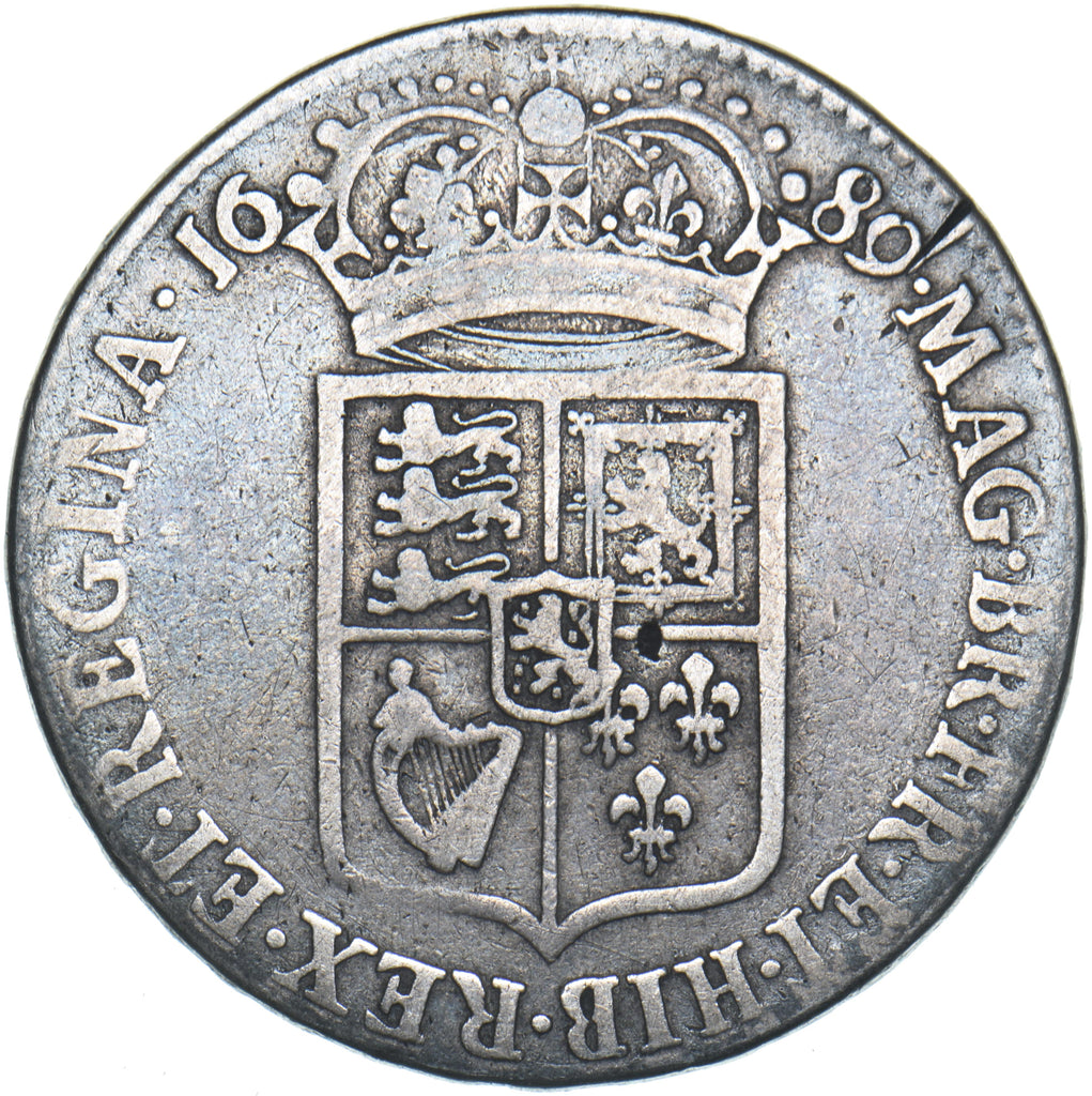 1689 Halfcrown - William & Mary British Silver Coin – The Coin King