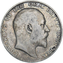 1902 Halfcrown - Edward VII British Silver Coin