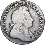1723 SSC Shilling (French Arms At Date) - George I British Silver Coin