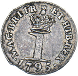1795 Maundy Penny - George III British Silver Coin - Very Nice