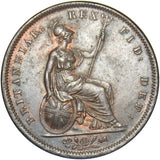 1826 Penny - George IV British Copper Coin - Very Nice
