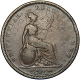 1831 Penny (.W.W on Truncation) - William IV British Copper Coin