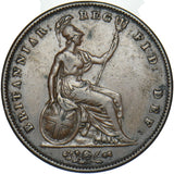 1841 Penny - Victoria British Copper Coin