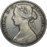 1861 Penny (F25 4+G R12) - Victoria British Bronze Coin