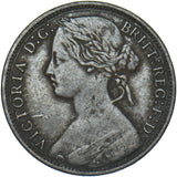 1866 Penny - Victoria British Bronze Coin