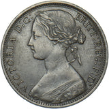 1874 H Penny (F68 6+H) - Victoria British Bronze Coin - Nice