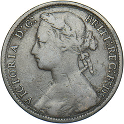 1874 Penny (F77 8+G R14) - Victoria British Bronze Coin