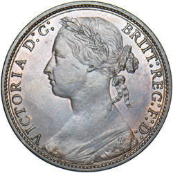 1879 Penny (F97 9+J) - Victoria British Bronze Coin - Superb