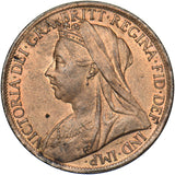 1901 Penny - Victoria British Bronze Coin - Superb