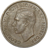 1950 Penny - George VI British Bronze Coin - Nice