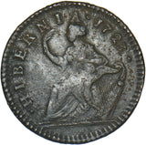 1723 Ireland Halfpenny - George I Copper Coin