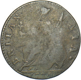 1774 Halfpenny (Contemporary Counterfeit) - George III British Copper Coin