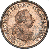 1799 Halfpenny - George III British Copper Coin - Superb
