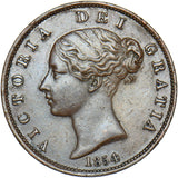 1854 Halfpenny - Victoria British Copper Coin - Nice