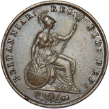 1854 Halfpenny - Victoria British Copper Coin - Nice