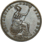 1854 Halfpenny - Victoria British Copper Coin - Nice
