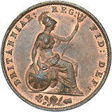 1853 Halfpenny - Victoria British Copper Coin - Superb
