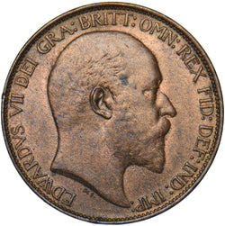 1905 Halfpenny - Edward VII British Bronze Coin - Very Nice