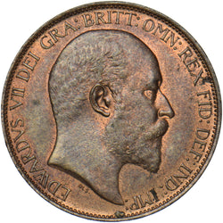 1905 Halfpenny - Edward VII British Bronze Coin - Very Nice