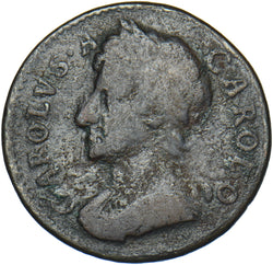 1675 Farthing - Charles II British Copper Coin