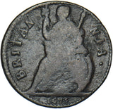 1675 Farthing - Charles II British Copper Coin