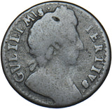 1700 Farthing - William III British Copper Coin