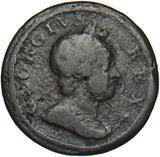1717 ‘Dump’ Farthing - George I British Copper Coin