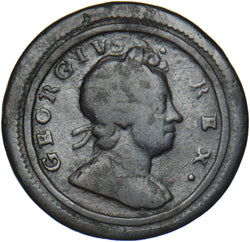 1721 Farthing (Stop After Date) - George I British Copper Coin