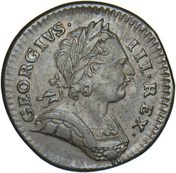 1773 Farthing - George III British Copper Coin - Very Nice