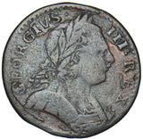 1775 Farthing - George III British Copper Coin