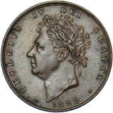 1829 Farthing - George IV British Copper Coin - Very Nice
