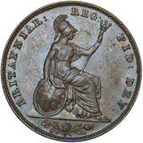 1838 Farthing - Victoria British Copper Coin - Very Nice