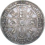 1671 Crown - Charles II British Silver Coin - Nice