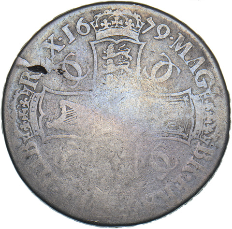 1679 Crown (3rd Bust) - Charles II British Silver Coin – The Coin King