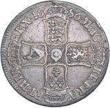 1686 Crown - James II British Silver Coin - Nice