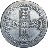 1688 Crown - James II British Silver Coin