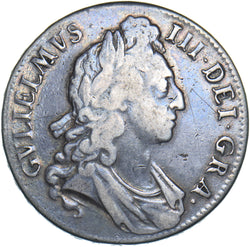 1695 Crown - William III British Silver Coin