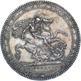 1818 LIX Crown - George III British Silver Coin - Nice
