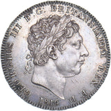 1819 LX Crown - George III British Silver Coin - Very Nice