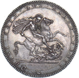 1819 LX Crown - George III British Silver Coin - Very Nice