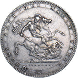 1820 Crown - George III British Silver Coin - Nice