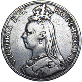 1889 Crown - Victoria British Silver Coin