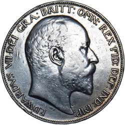1902 Crown - Edward VII British Silver Coin
