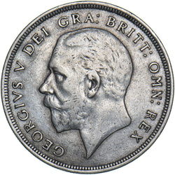 1928 Wreath Crown - George V British Silver Coin - Nice
